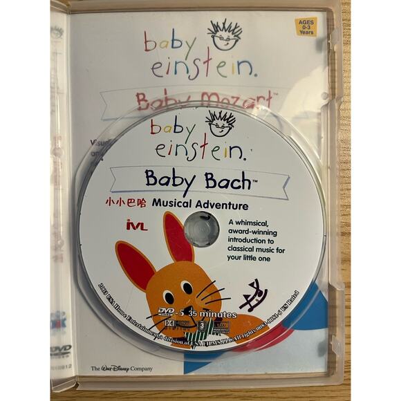 LOT OF 4 BABY EINSTEIN DVD Musical Adventure World Animals, Symphony Fun, Poetry - Picture 4 of 13